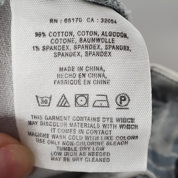 Anthropologie Pilcro and the Letterpress Hyphen Fit Chino Pants Gray Size 27 - Picture 9 of 11